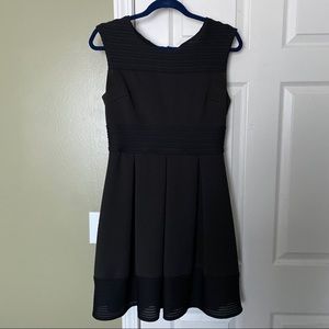 Black knee length dress size 6